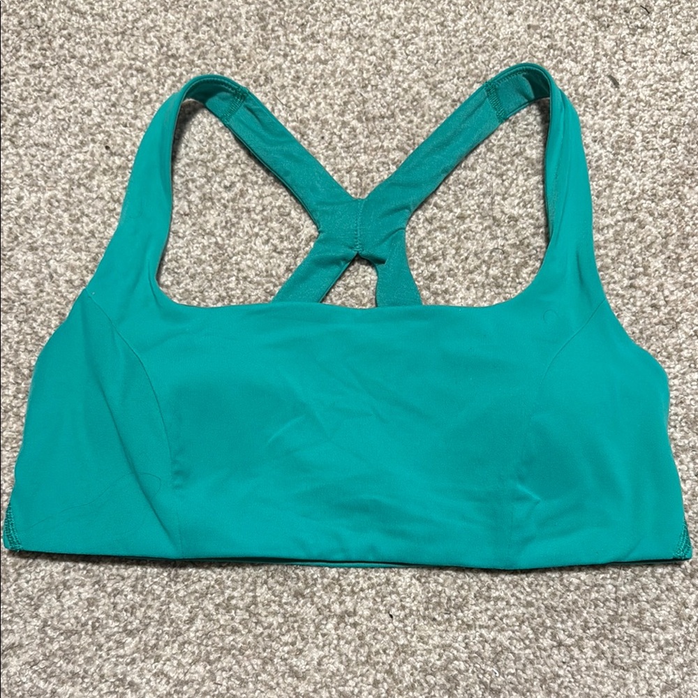 lululemon athletica Vibrant Teal Sports Bra